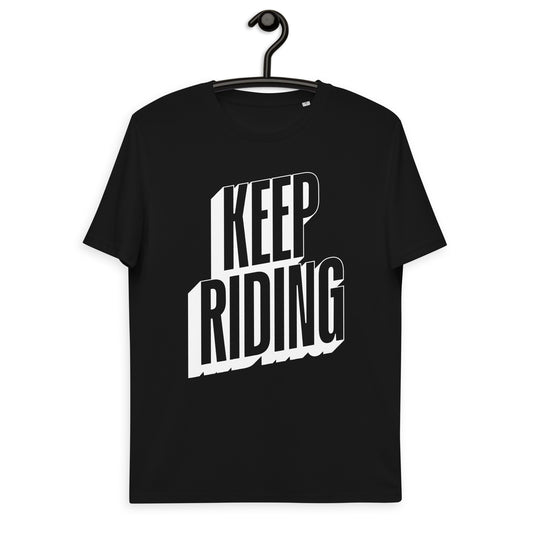 Keep Riding – Unisex organic cotton t-shirt