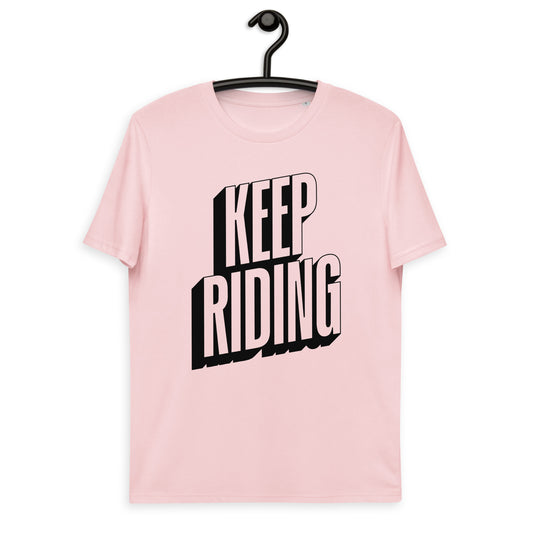 Keep Riding – Unisex organic cotton t-shirt